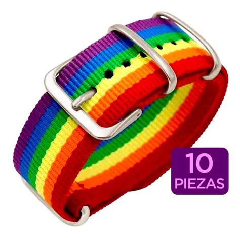 pulsera gay|Pulsera de orgullo LGBT arco iris, pulsera de orgullo .